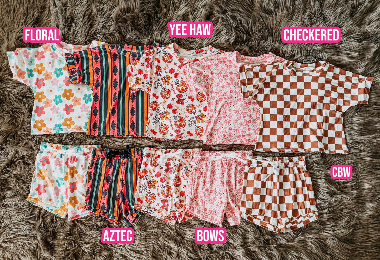 Checkered Anytime Girls Set - ONLY 7/8 LEFT