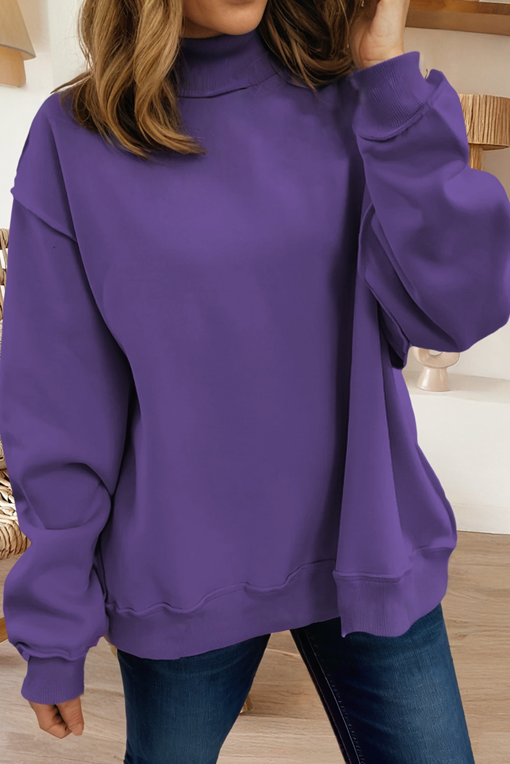 66 Game Day Reversible Mock Neck Sweatshirt (S-4X)