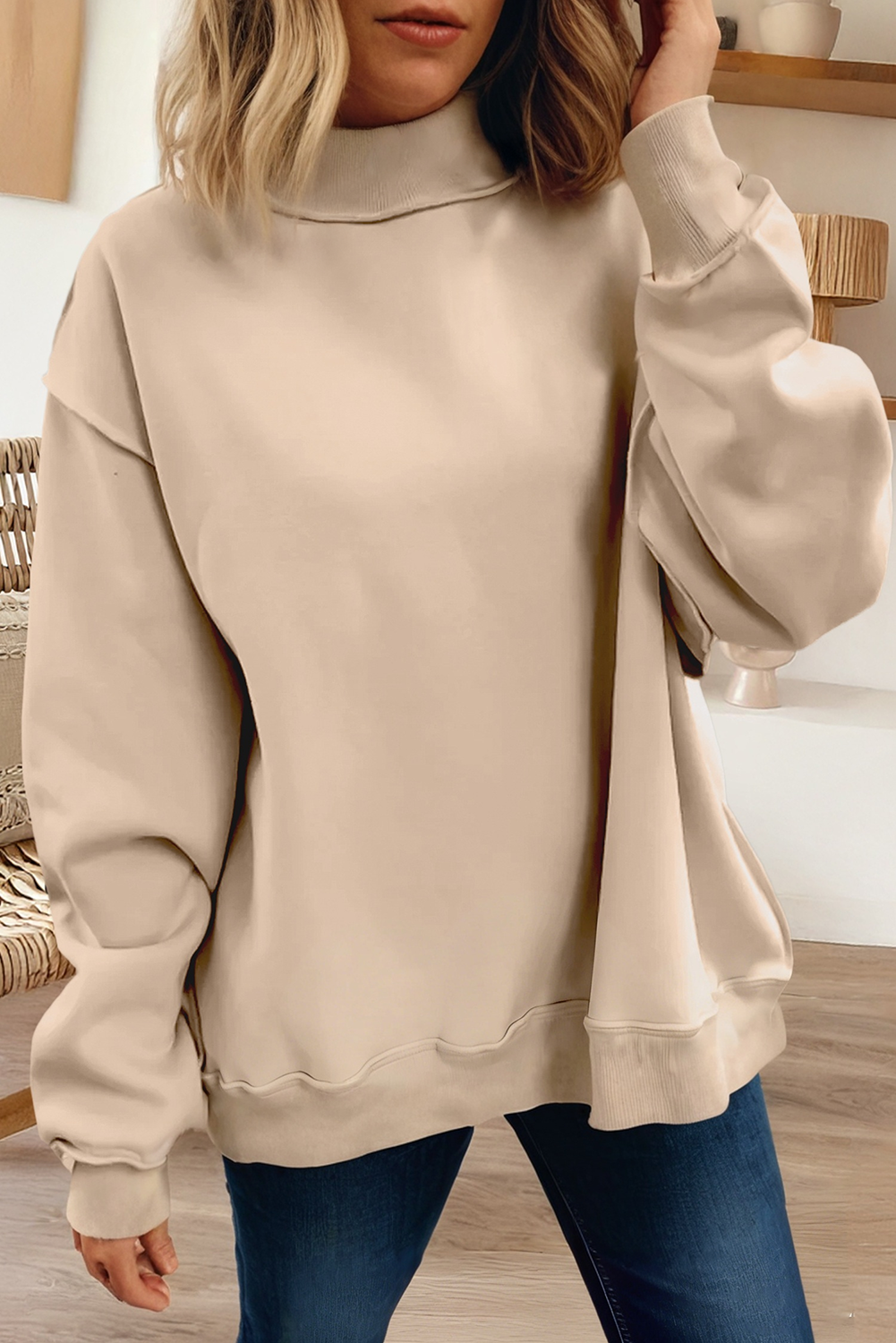 66 Game Day Reversible Mock Neck Sweatshirt (S-4X)