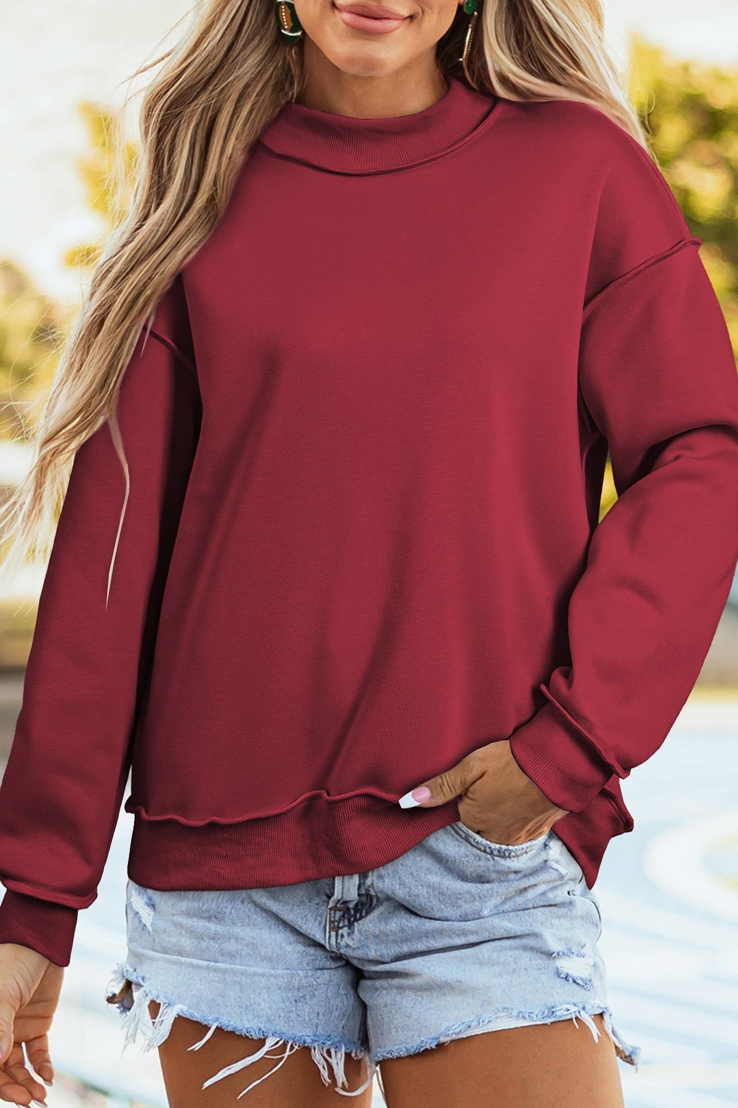 66 Game Day Reversible Mock Neck Sweatshirt (S-4X)