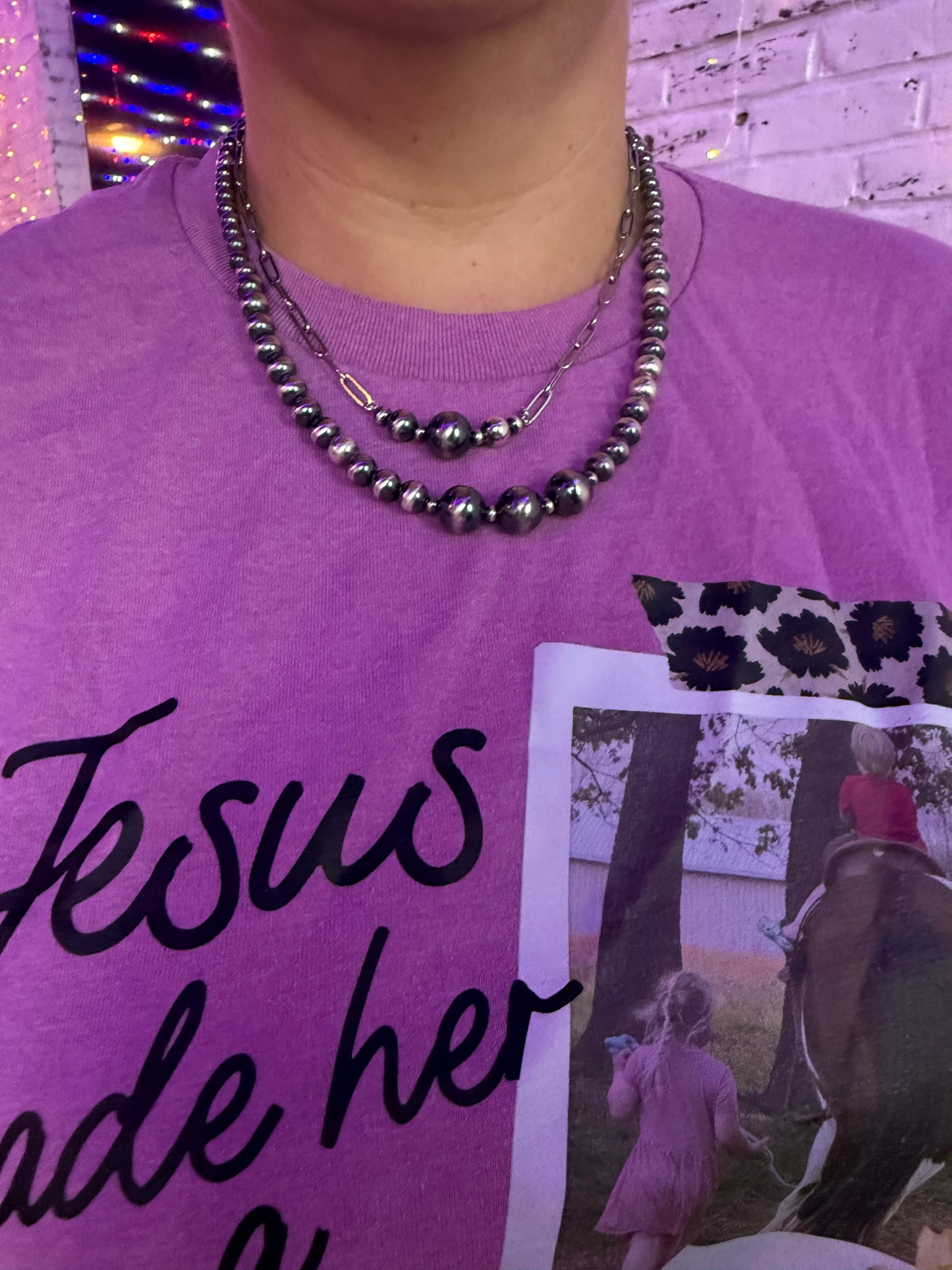 DIY Desert Bead Paperclip Necklace