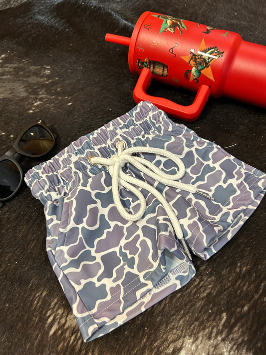 Boys Camo Trunks