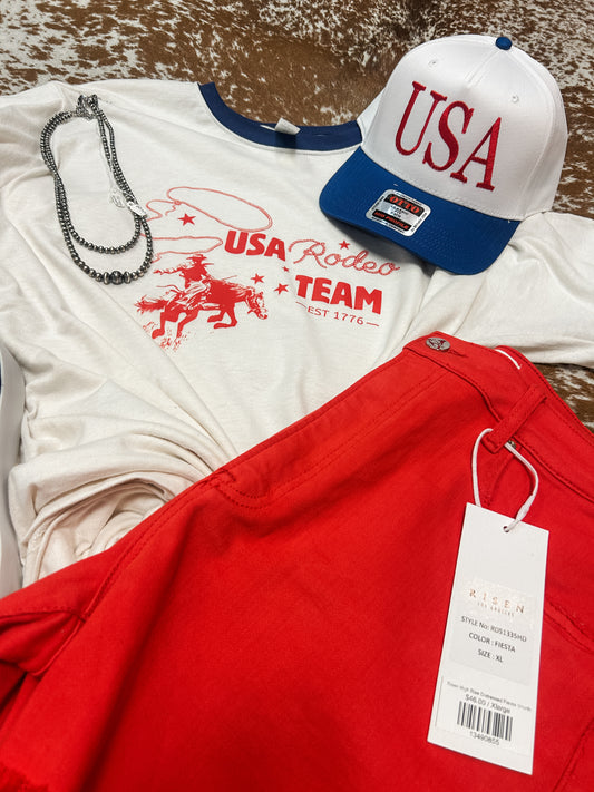 USA Rodeo Team  | Ringer Tee