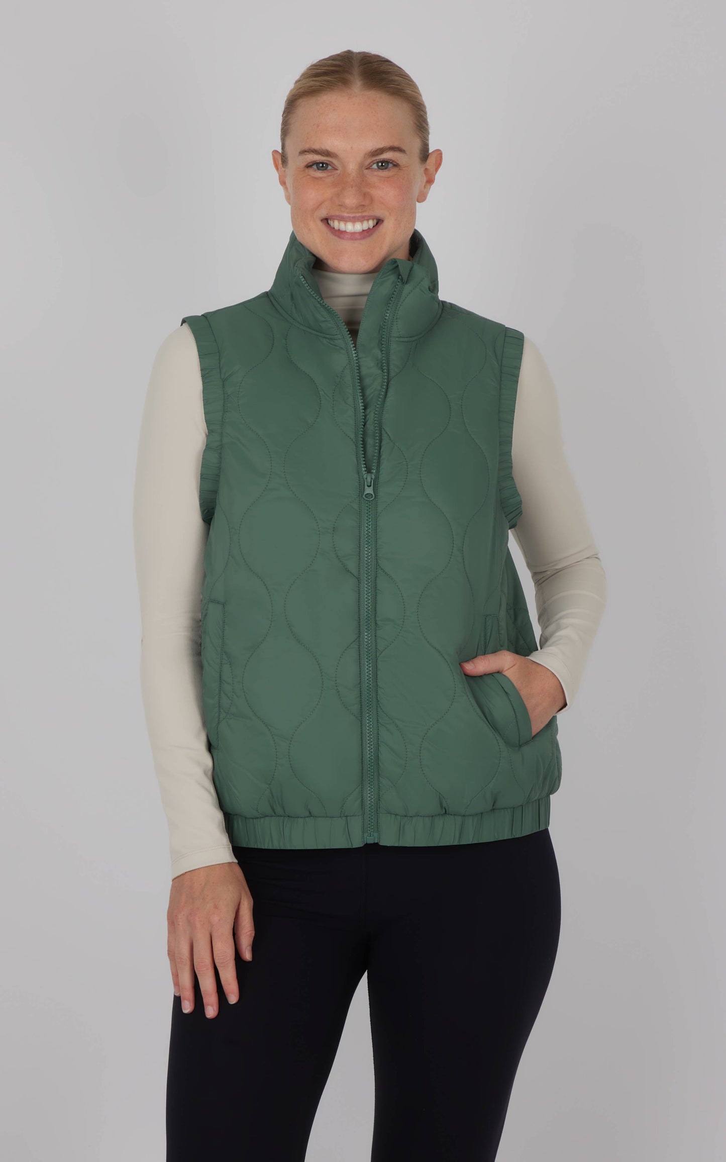 Women's Quilted Freestyle Vest with Pockets