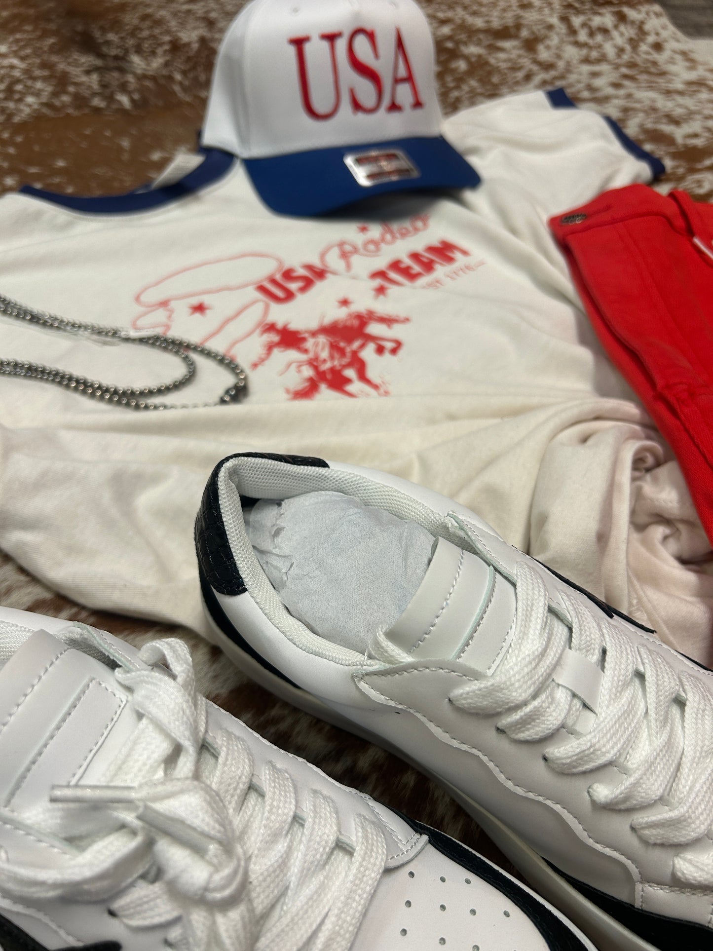 Embroidered USA Trucker