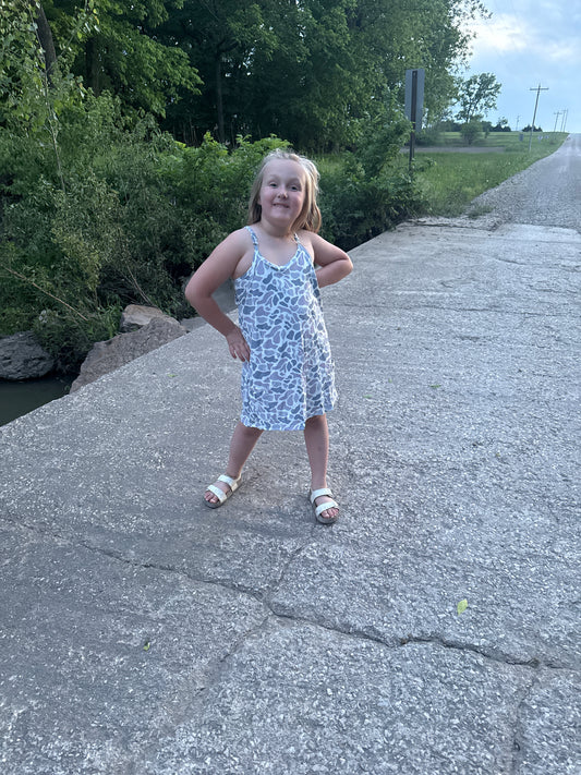 Kids Camo Boxy Dress