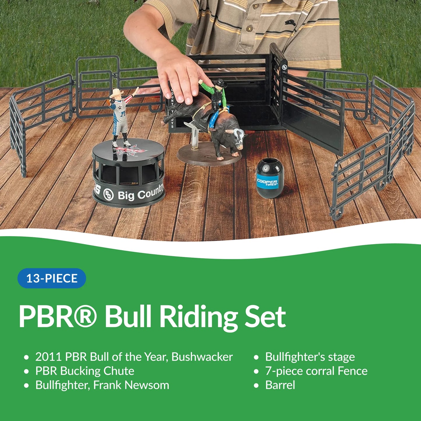 13-Piece PBR® Bull Riding Set | Big Country