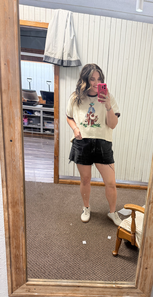 THE LONE DROVER | Cropped Tee