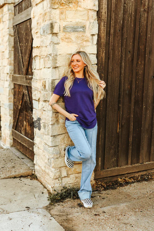 CLOUD BASIC FREE TEE | 2 olors | Green or Puple