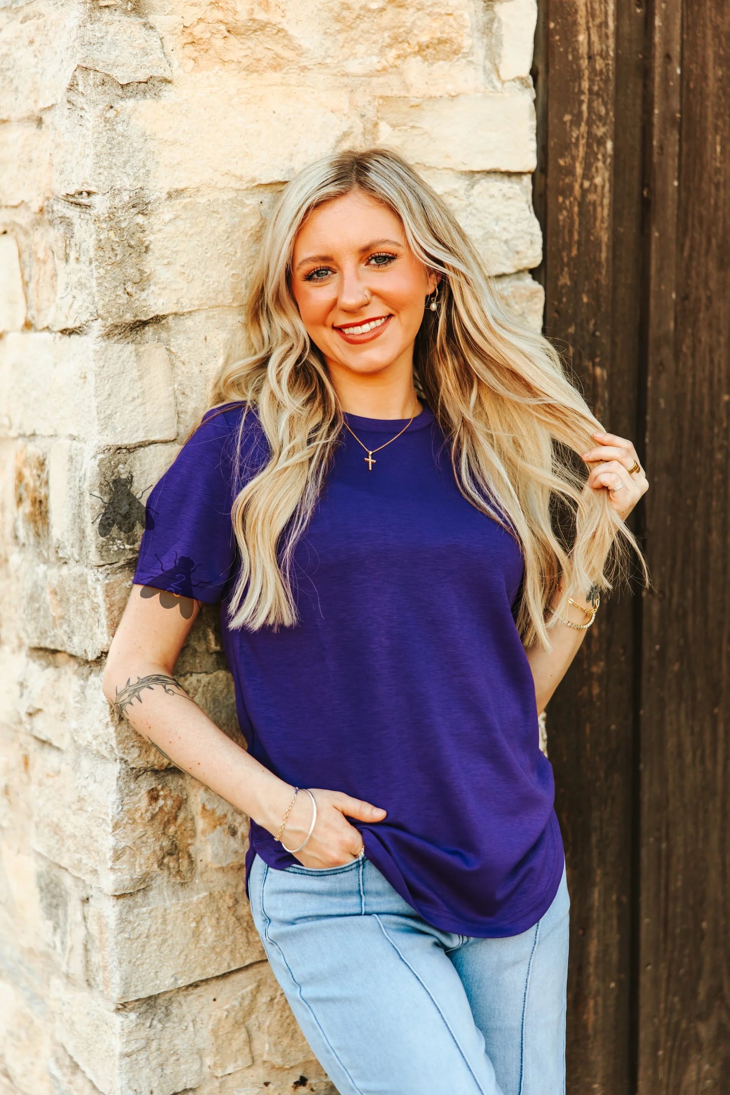 CLOUD BASIC FREE TEE | 2 olors | Green or Puple