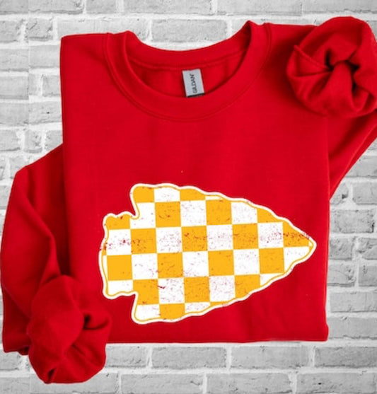 Gold checkered Arrowhead