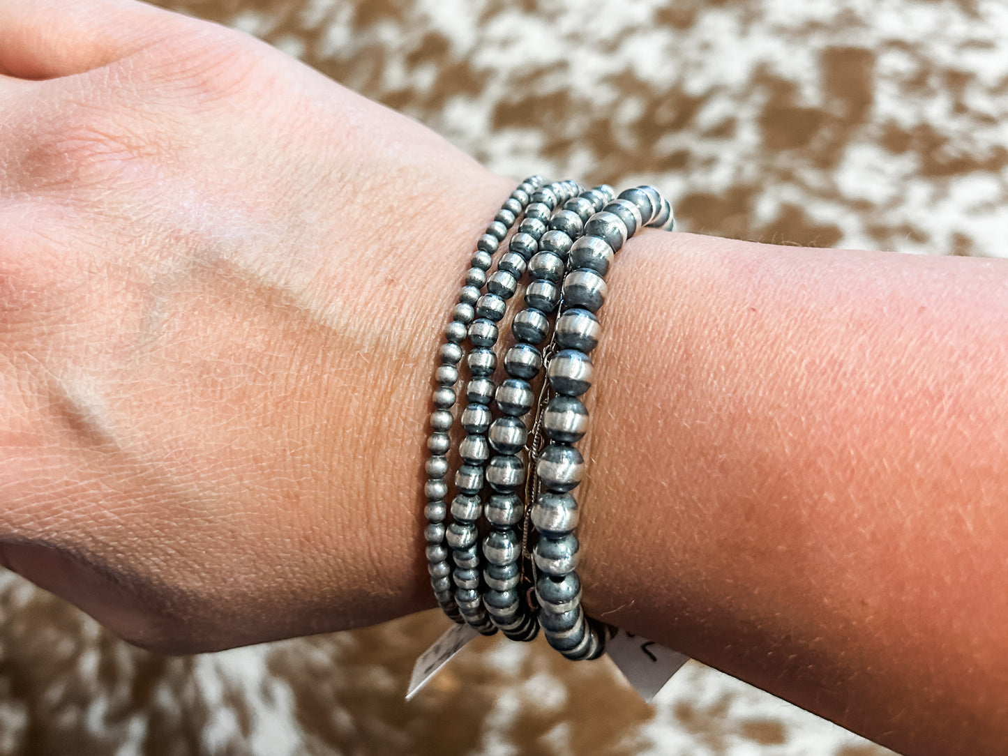 Navajo Pearl Stretch Bracelet