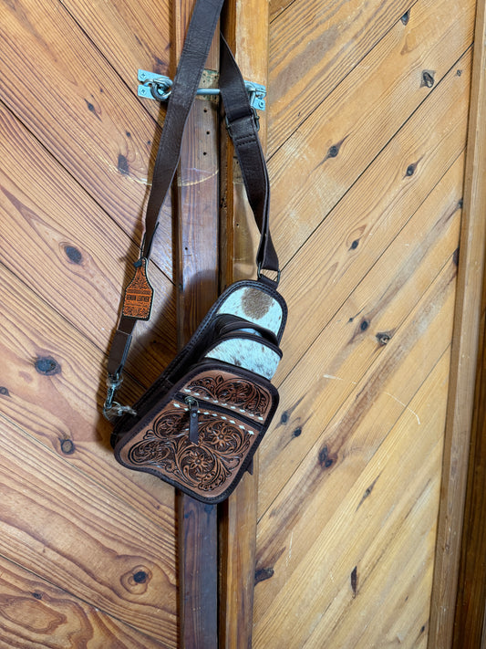 Leather Tooled Sling