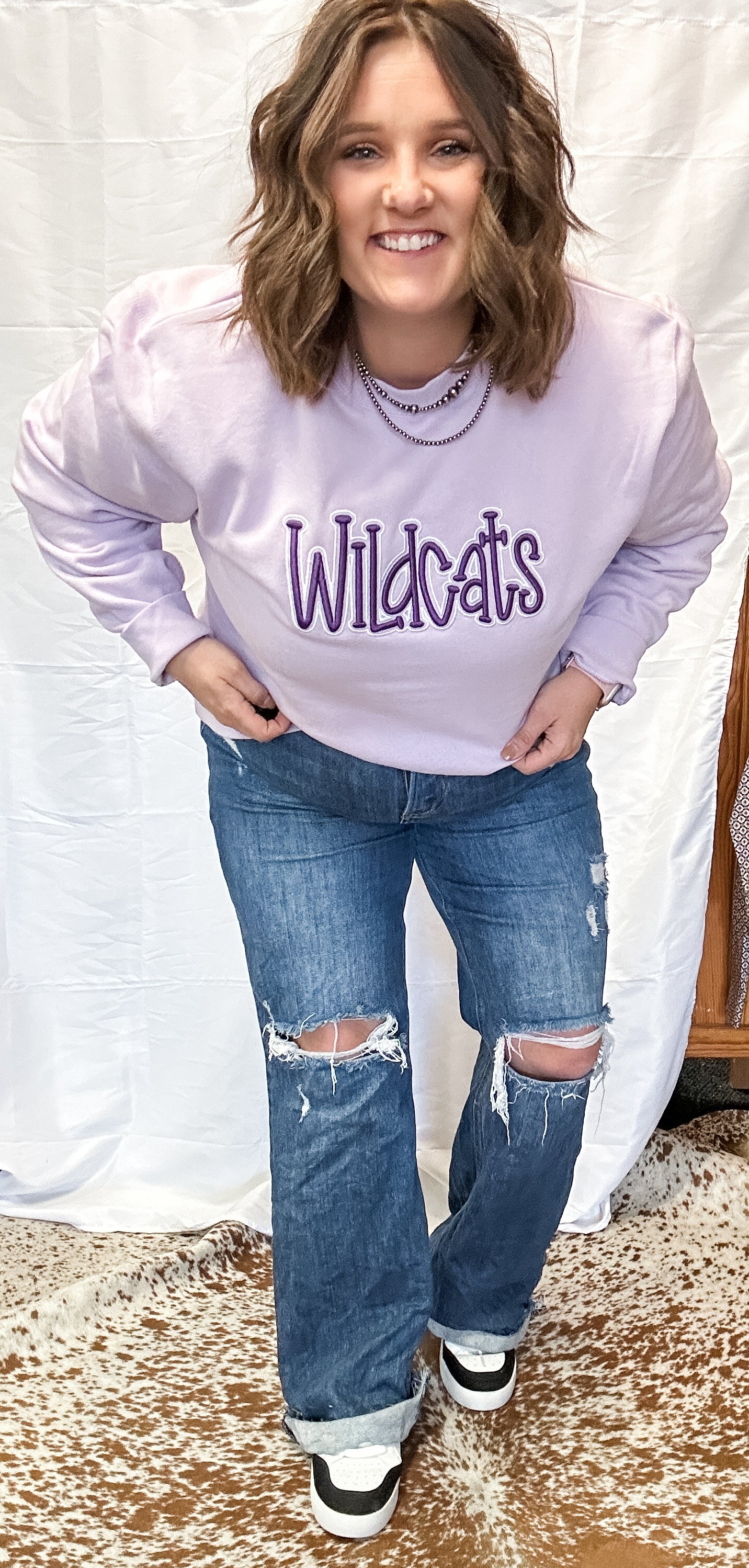 Puff Embroidery Wildcats