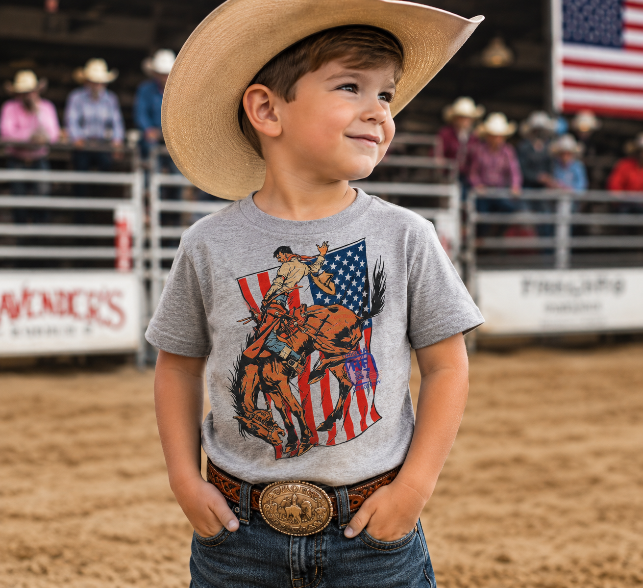Patriotic Bronc | infant-3x