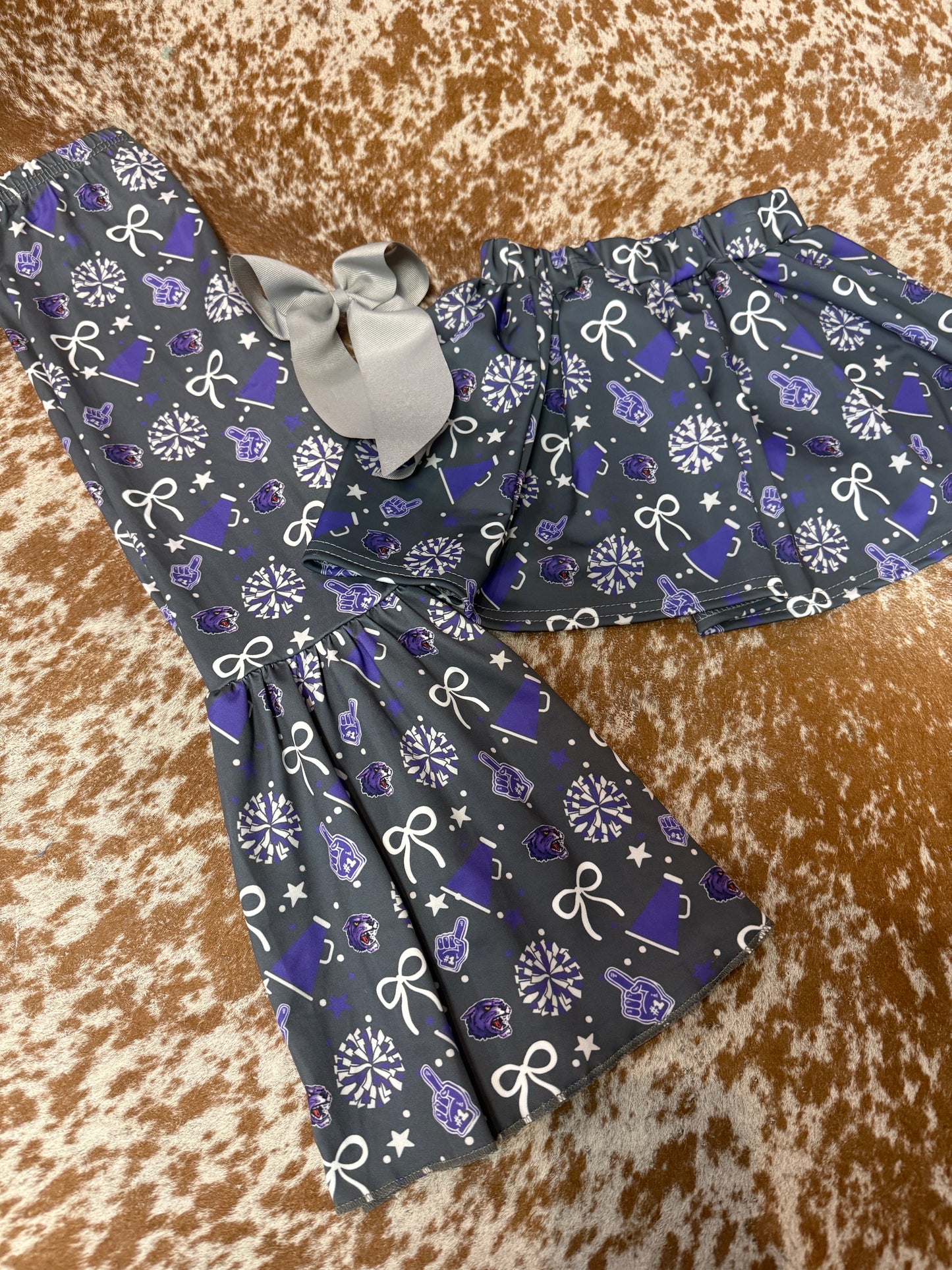 Purple Bearcats Yoga Spirit Wear | Skort or Bells | SSD exclusive