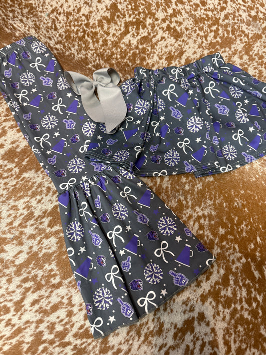 Purple Bearcats Yoga Spirit Wear | Skort or Bells | SSD exclusive