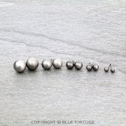 5 Pair Navajo Style Pearl Stud Earring Set