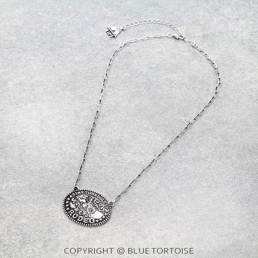 Time To Saddle Rodeo Necklace