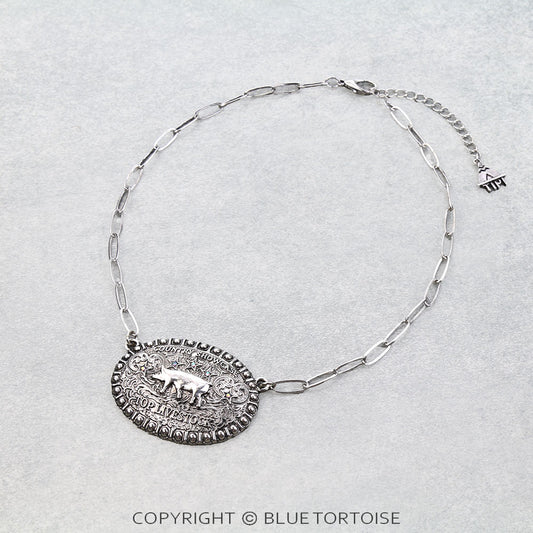 Swine Top Live Stock Necklace
