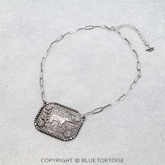 County Fair  Steer Champ Necklace