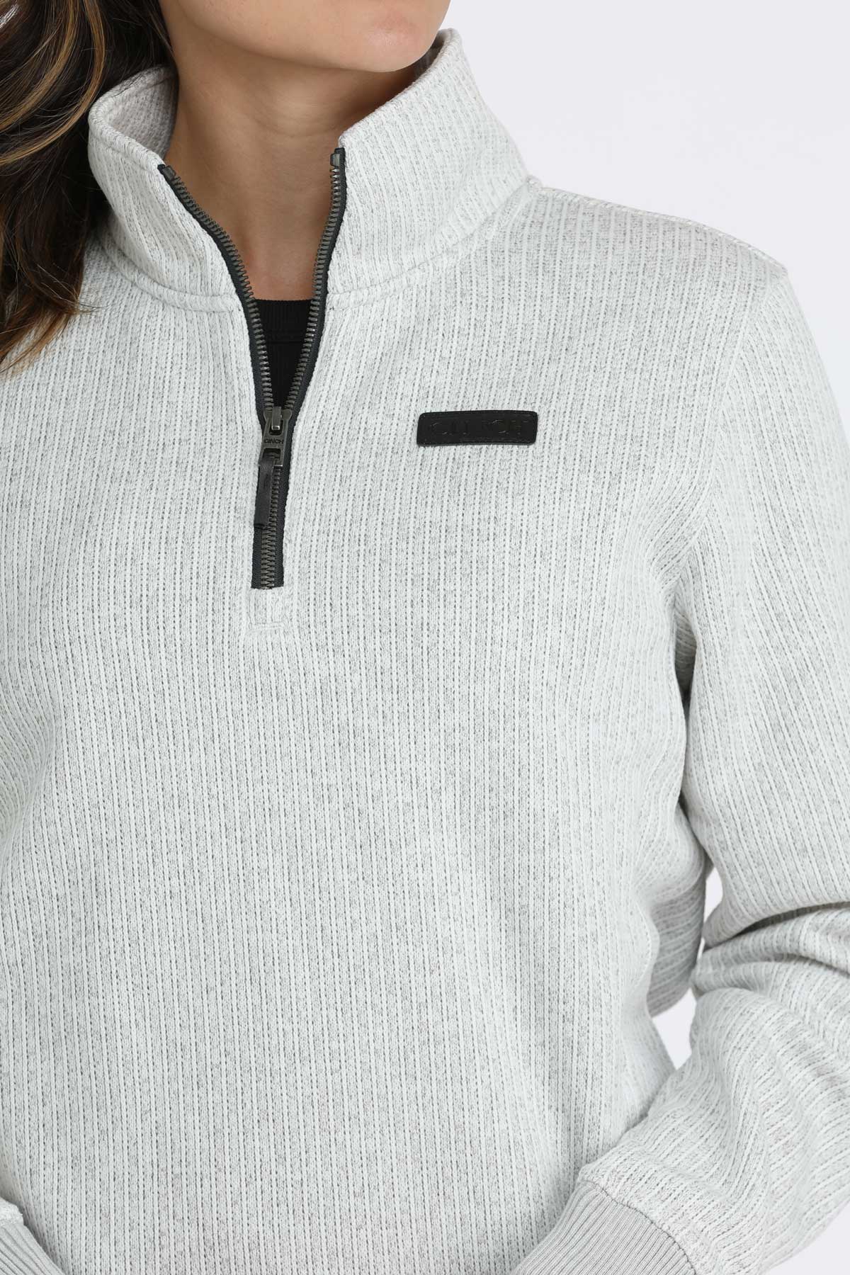 Cinch Womens 1/4 Zip - Grey