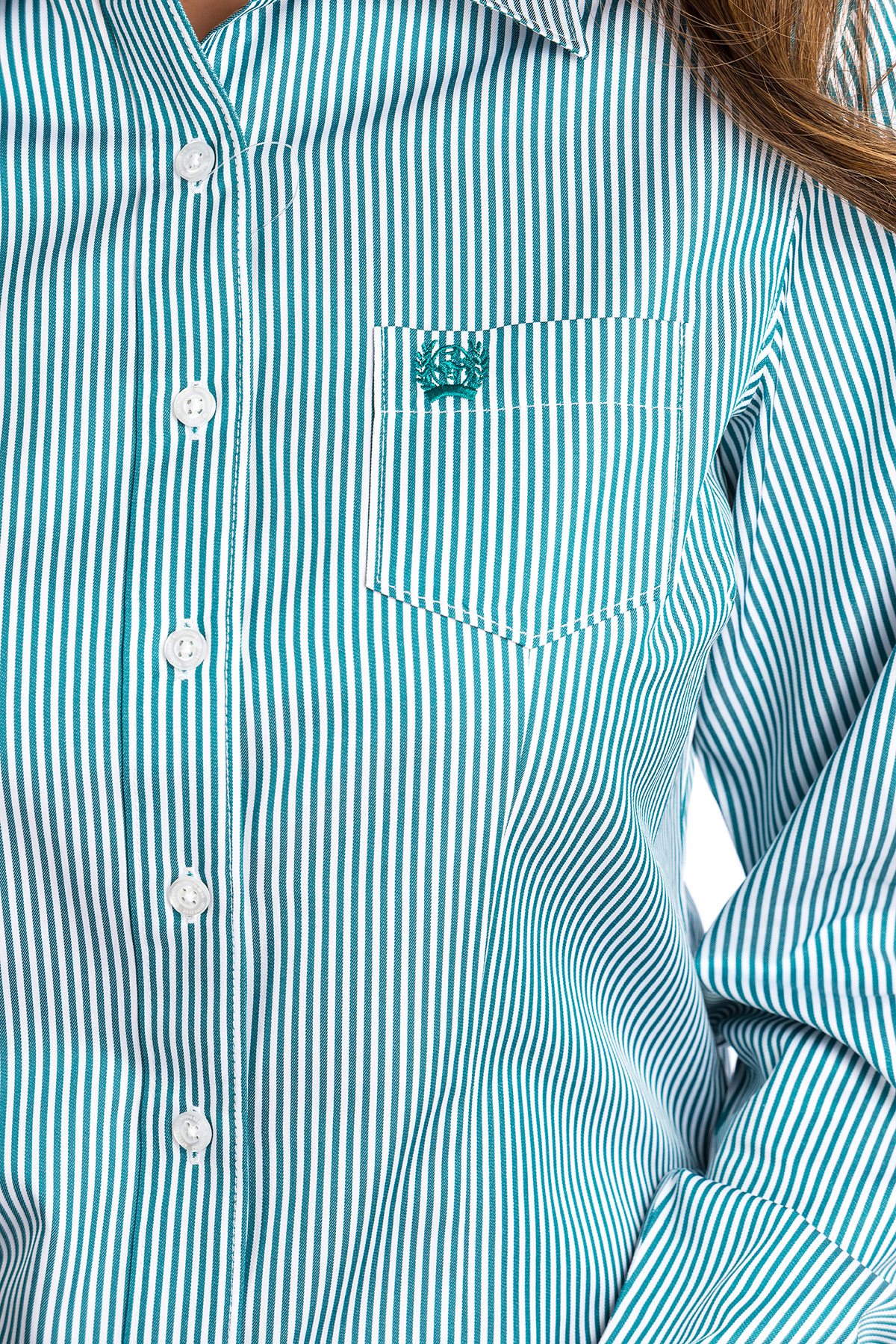 Womens Cinch Stripe Shirt | 2 colors | Teal & Lavender
