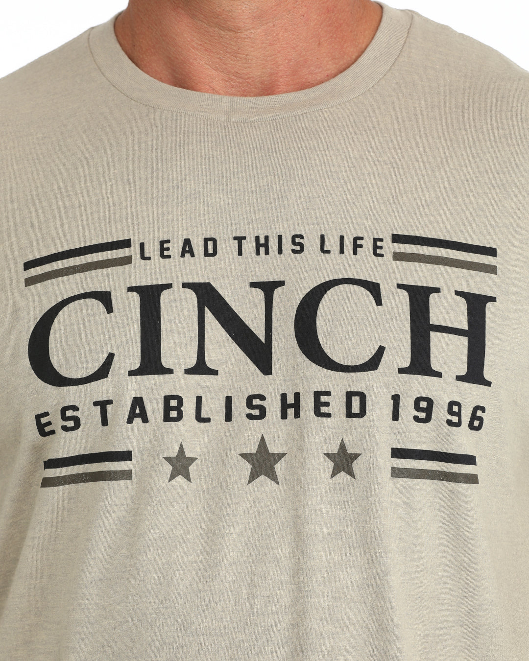 Mens Cinch Khaki Tee