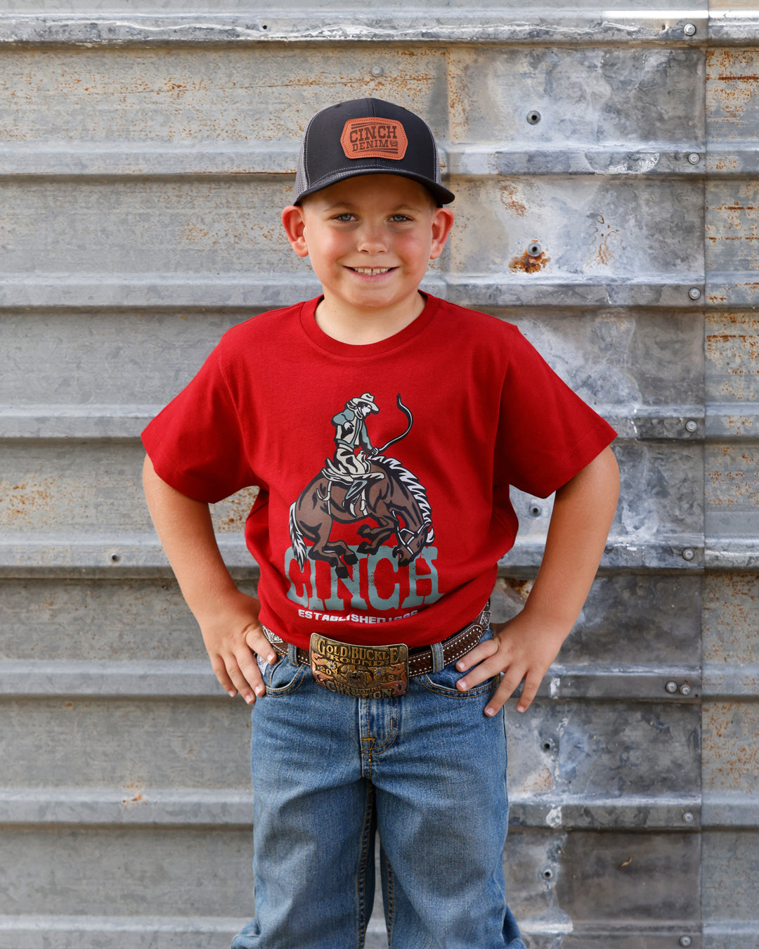 Boys Cinch Rodeo Tee
