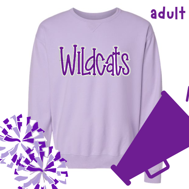 Puff Embroidery Wildcats