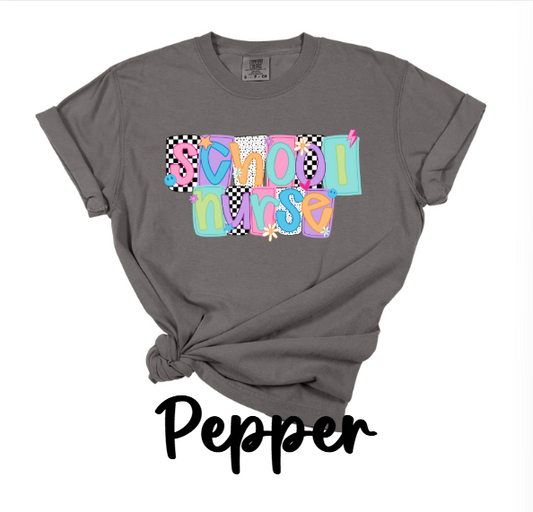 Checkered Preppy School Nurse | S-3x | other colors