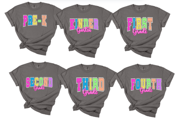 Neon Distressed Grades | 2t-3x | all grades