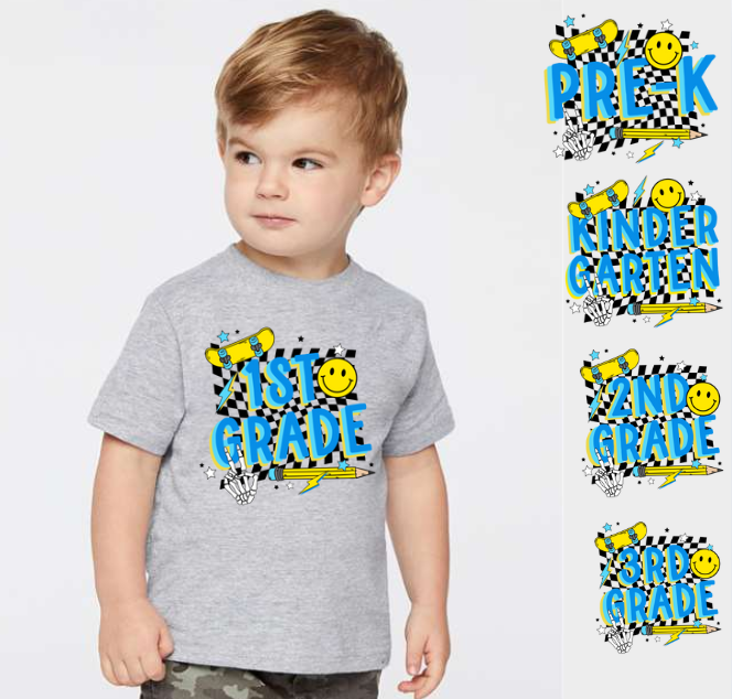 Skater Boy Grade | 2t- yt large | PreK-5th