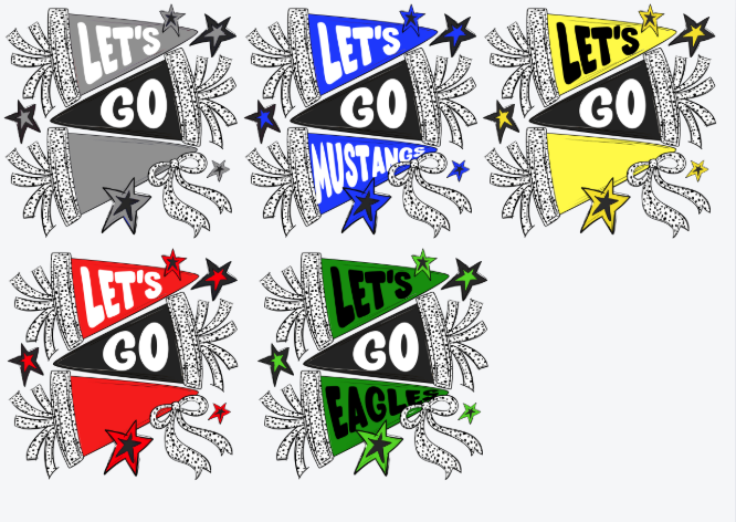 Let's Go Penants | all colors | all mascots