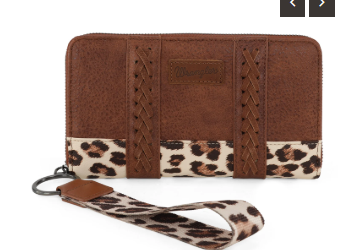 Wrangler Leather Patterned Wallet | 2 patterns
