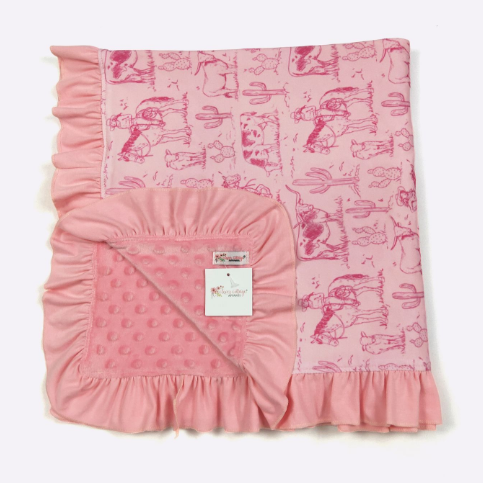 Pink Western Blanket
