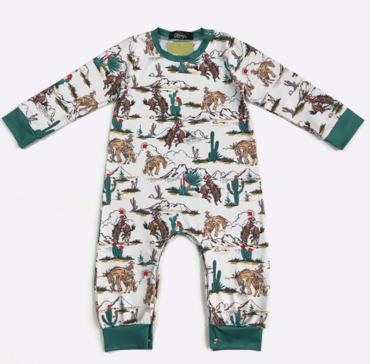 Bronco Boy Romper