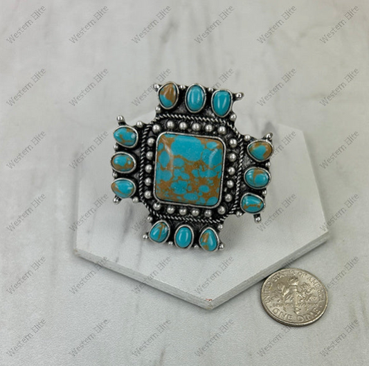 Stone Cross Ring (2 Colors)