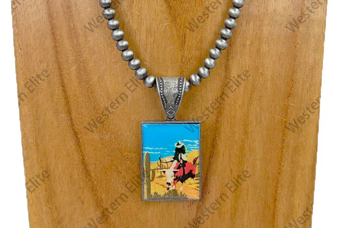 Desert Cowboy Pendent (2 Shapes)