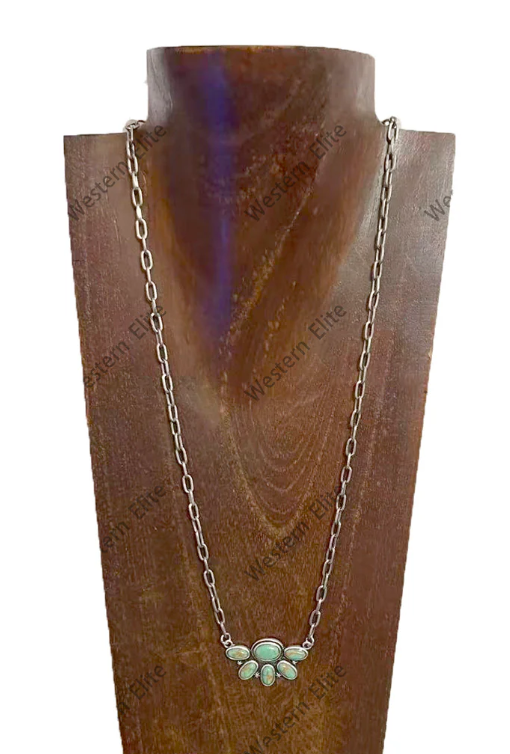 Prairie Moon Paper Clip Chain Necklace (2 Colors)