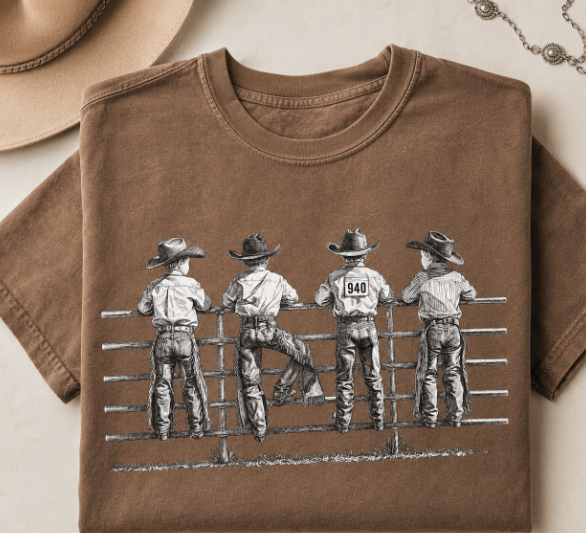 Little Wranglers Rodeo Tee| 3t- 3xl