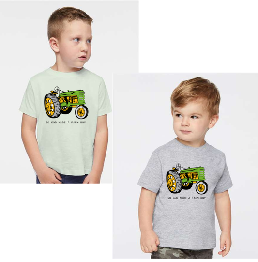 So God Made a Farm Boy |  3t- Youth Large