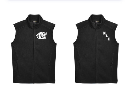 Embroidered Fleece Vest