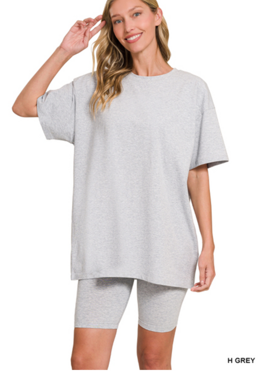 Heather Grey 2 pc Set | S-3x