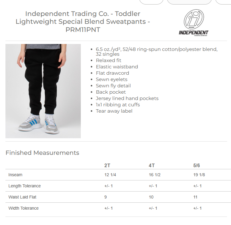 Spirit Joggers | toddler, youth, adult