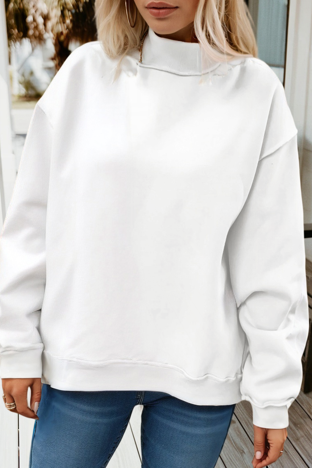 66 Game Day Reversible Mock Neck Sweatshirt (S-4X)