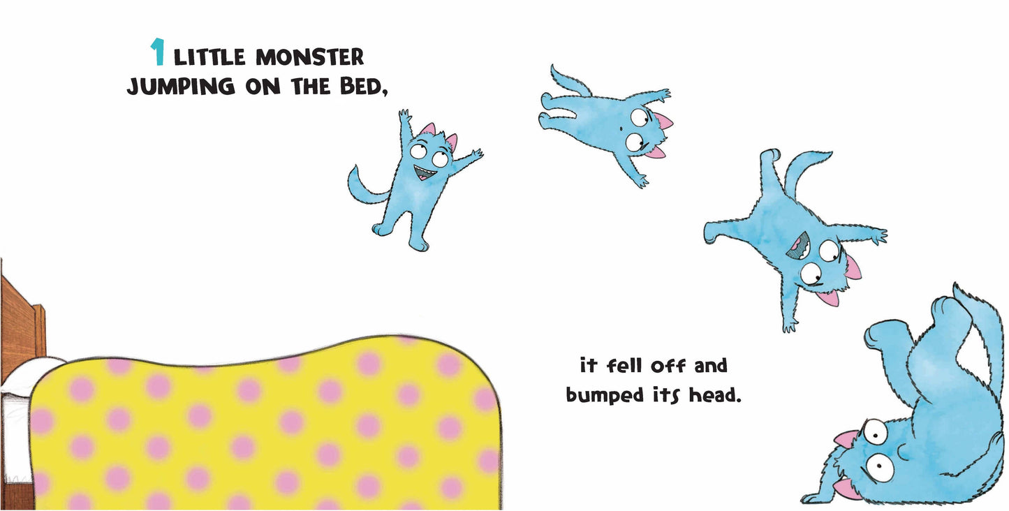 Five Little Monsters Jumping on the Bed (BB)
