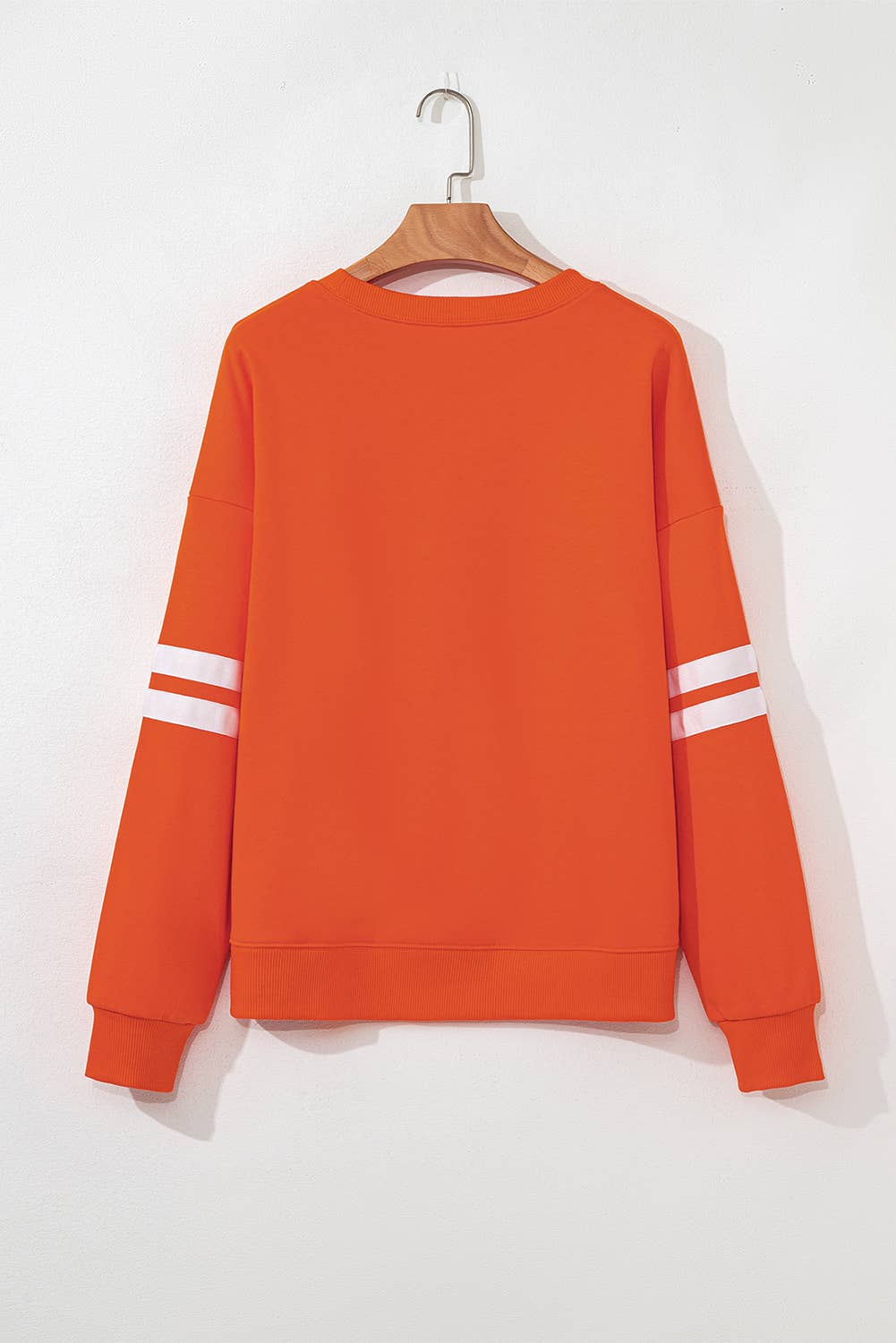 66 GAME DAY Varsity Striped Plus Size Sweatshirt (S-4X)
