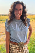 Babydoll Top Denim - Light Wash