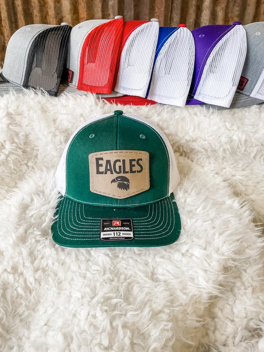 Eagles Leather Patch Hat